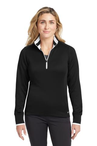 578674A - Ladies' Dri-Fit 1/2-Zip Cover-Up