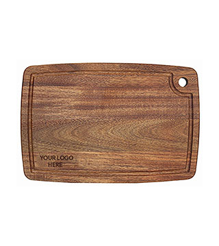 ICOL-B-056 - 15 Acacia Cutting Board with Juice Groove