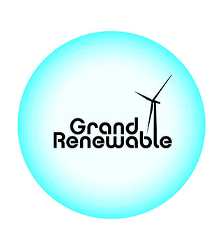 Grand Renewable Wind 2" Round Sticker