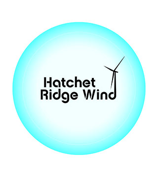 PA1-2X2RN-HATCHET - Hatchet Ridge Wind 2" Round Sticker