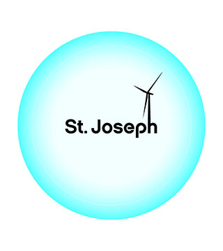 PA1-2X2RN-STJOE - St. Joseph Wind 2" Round Sticker