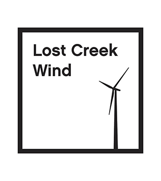 Lost Creek Wind 2x2 Sticker