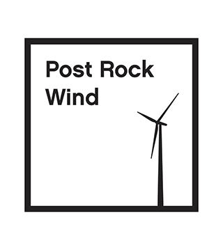 Post Rock Wind 2x2 Sticker