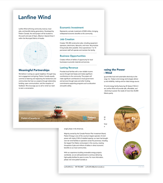 PA1P-S022 - Lanfine Wind | Fact Sheet (Pack of 50)