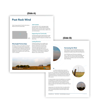 PA1P-S042 - Post Rock Wind | Fact Sheet (Pack of 50)