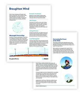 PA1P-S096 - Broughton Wind | Factsheet ENGLISH (Pack of 50)