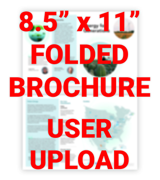 PA1P-U003 - 8.5 X 11 Folded Brochure - User Upload