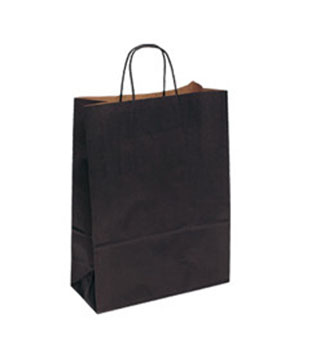 PE1-35084 - 100% Recycled Kraft Paper Shopping Bag