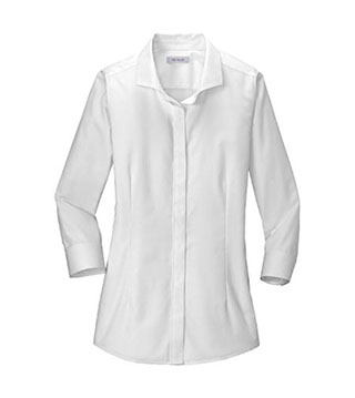 RH690 - Ladies' 3/4 Sleeve Nailhead Shirt
